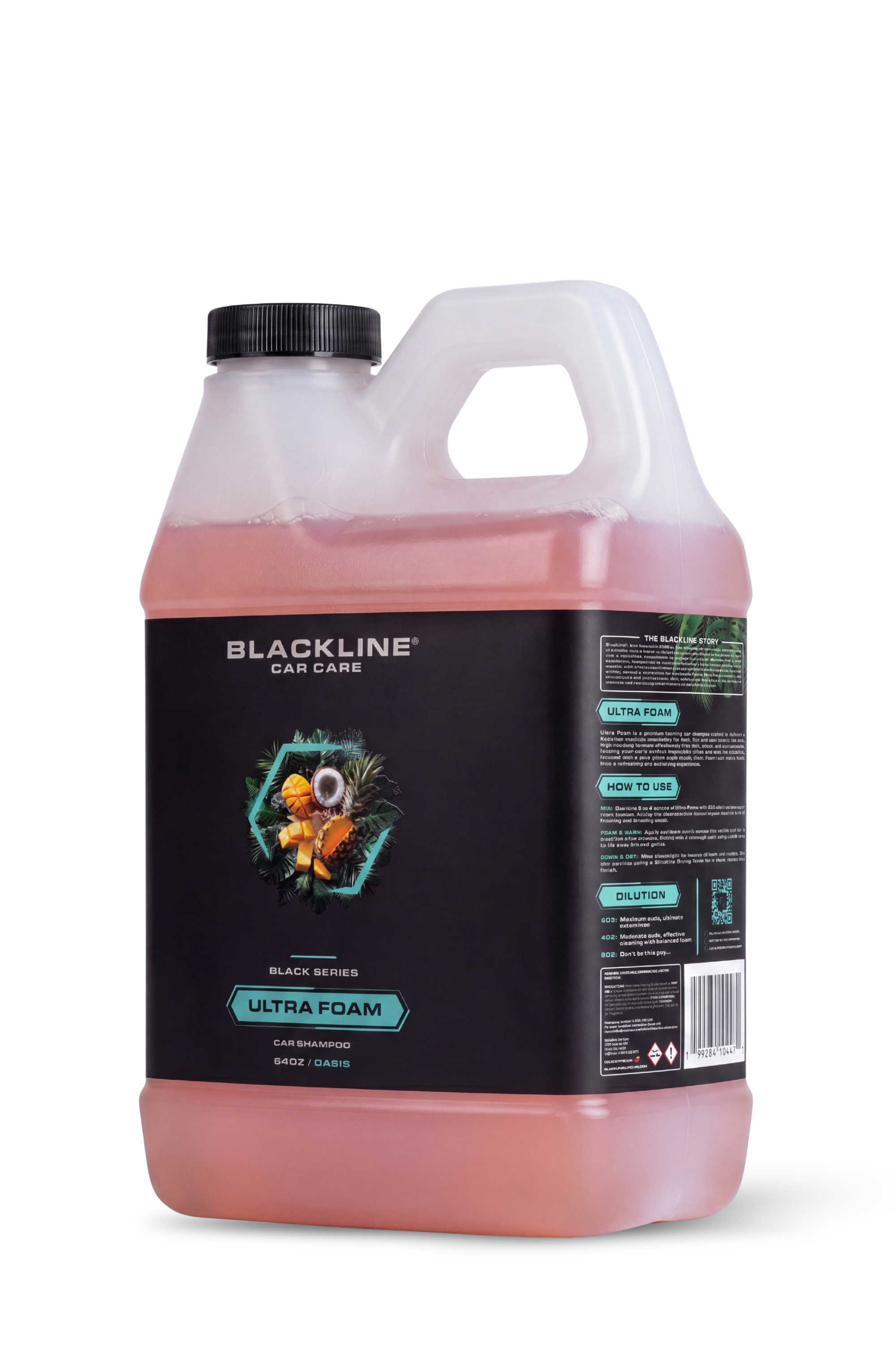 Blackline Ultra Foam 64oz Oasis refill bottle on a white background.
