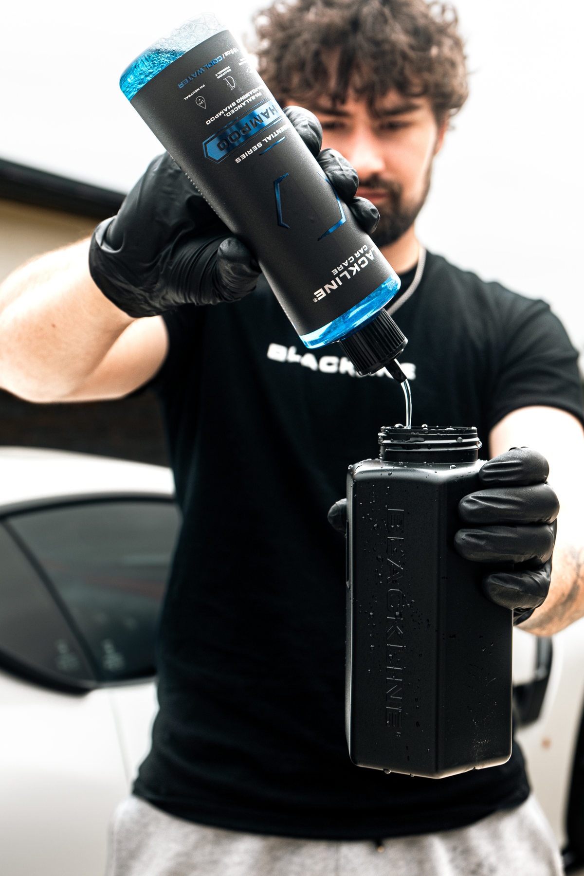 Essential Detailing Kit product lineup on dark background showing full bundle