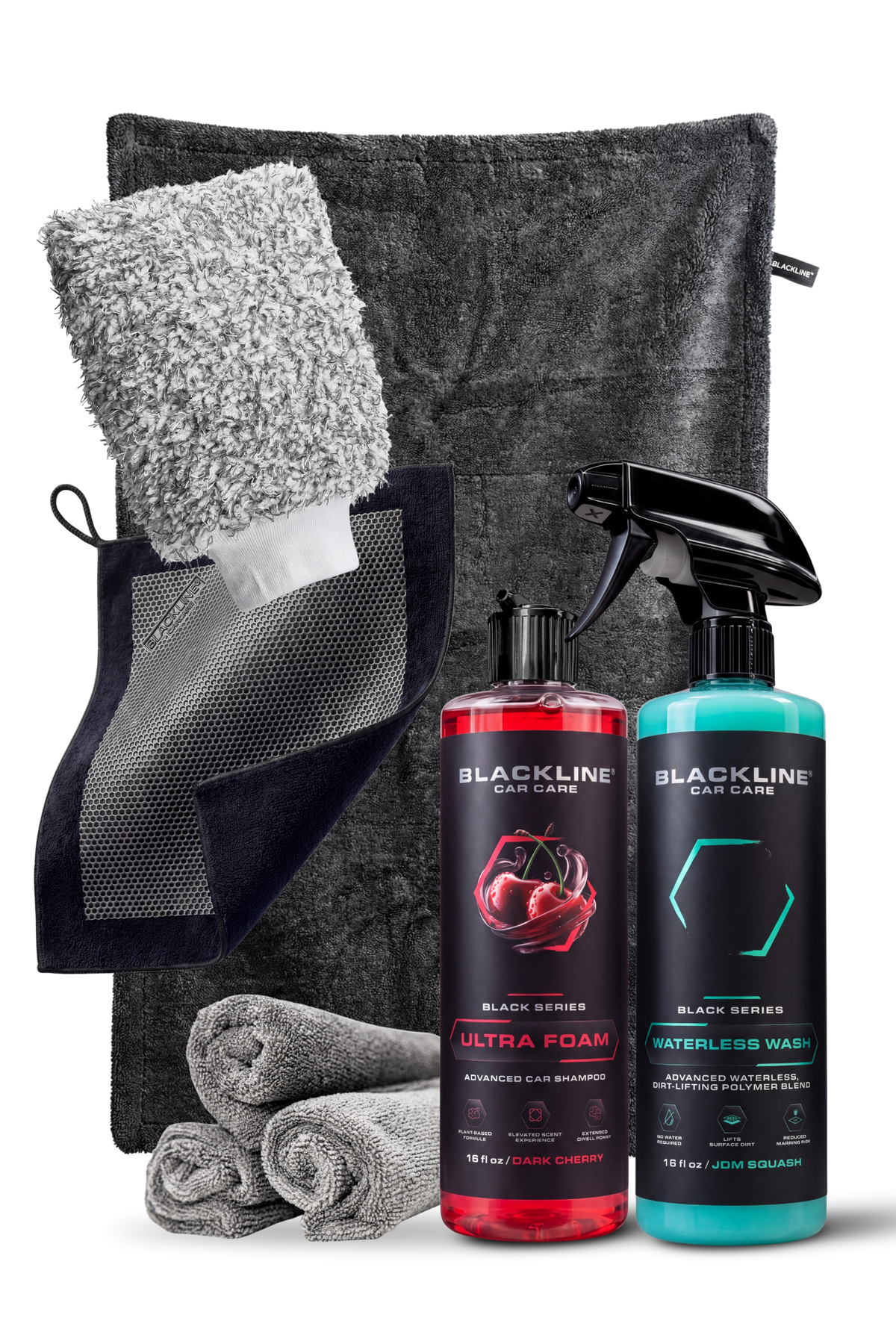 Blackline Ultra Foam Dark Cherry Full Experience kit with foam cannon and accessories