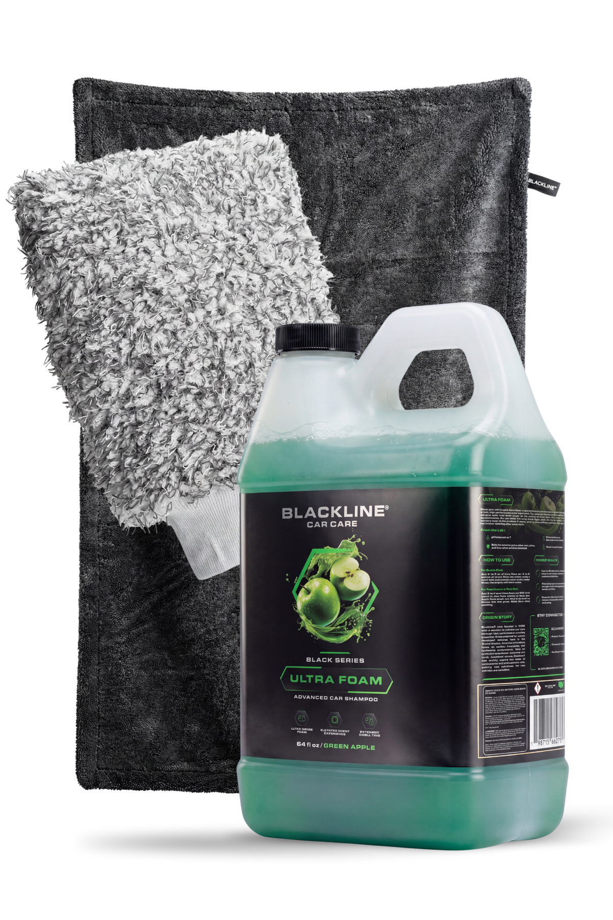 Blackline Ultra Foam Green Apple 64 oz Complete System with bottle and foam cannon