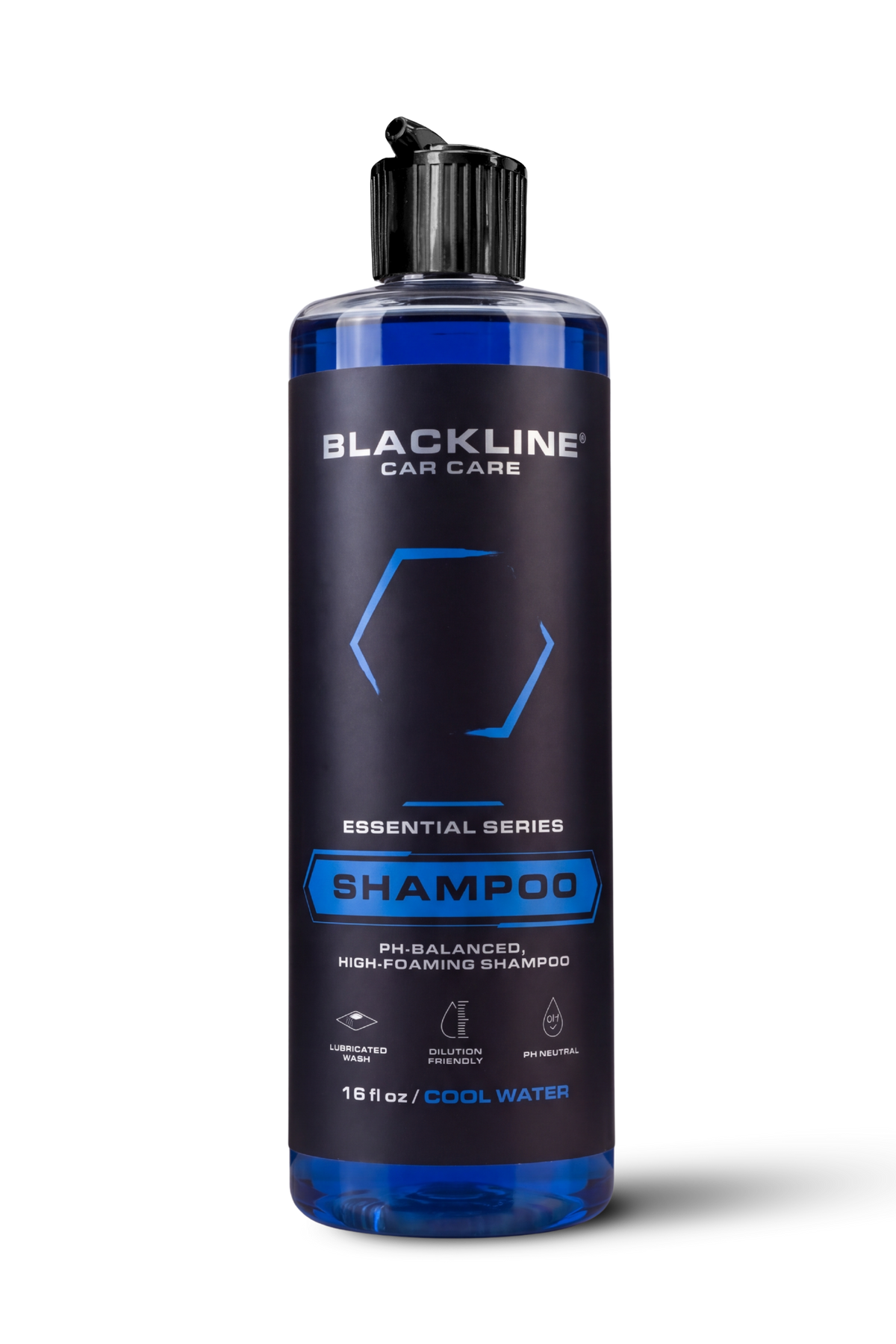 Blackline Shampoo car wash soap bottle, Essential Series