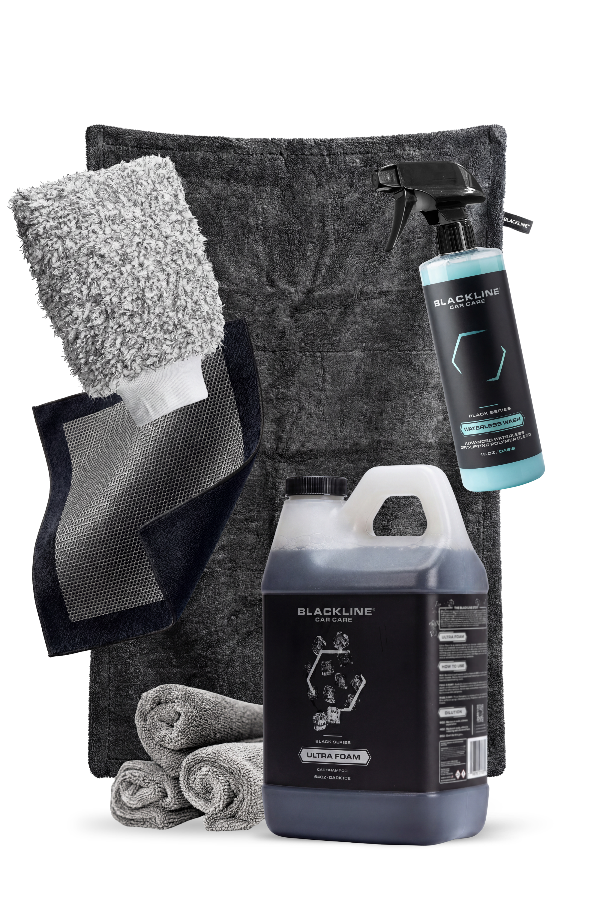 BLACKLINE ULTRA FOAM Full Experience 64oz Dark Ice scent kit with accessories