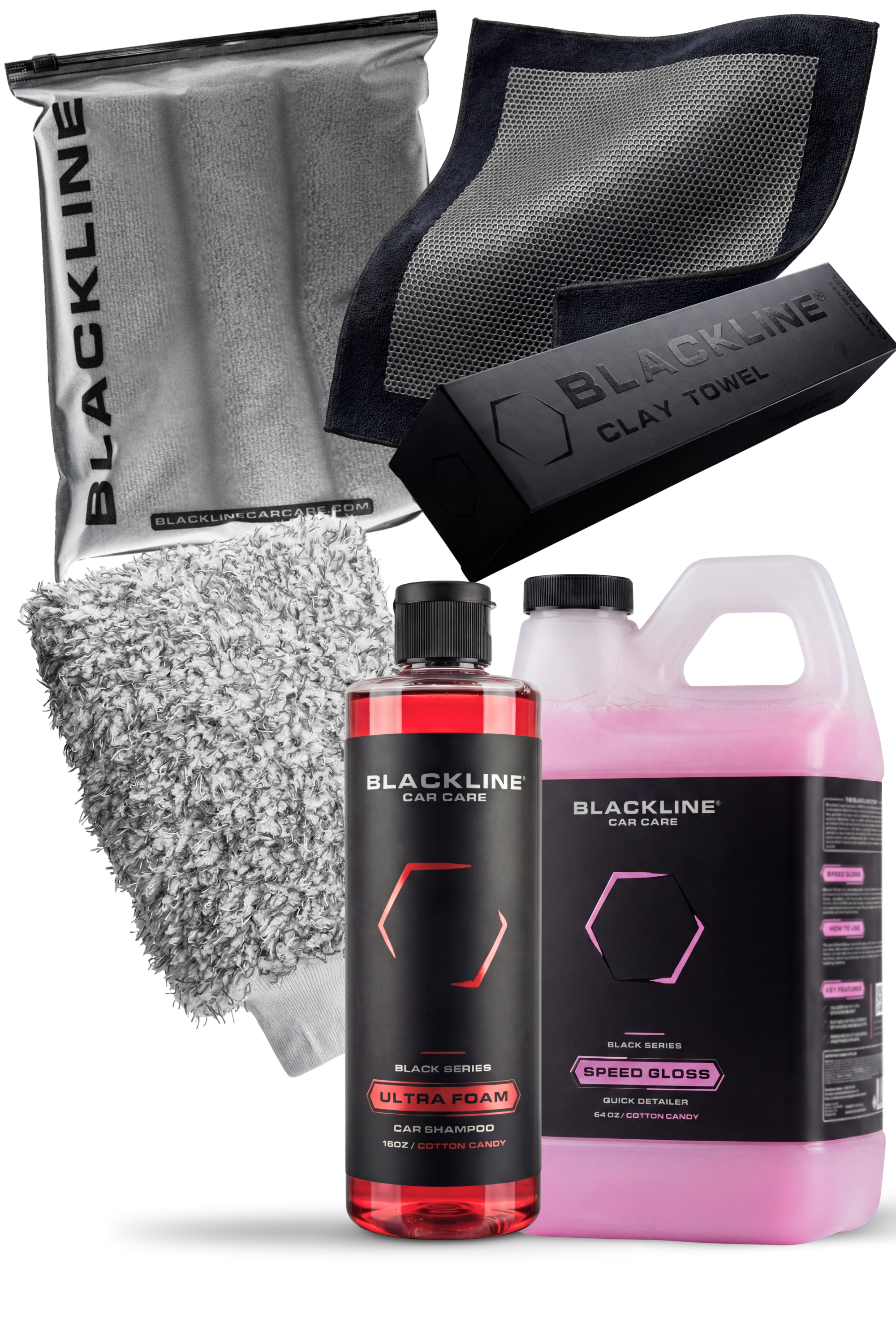 Blackline Speed Gloss and Vionyx Care Bundle featuring ceramic spray and quick detailer.