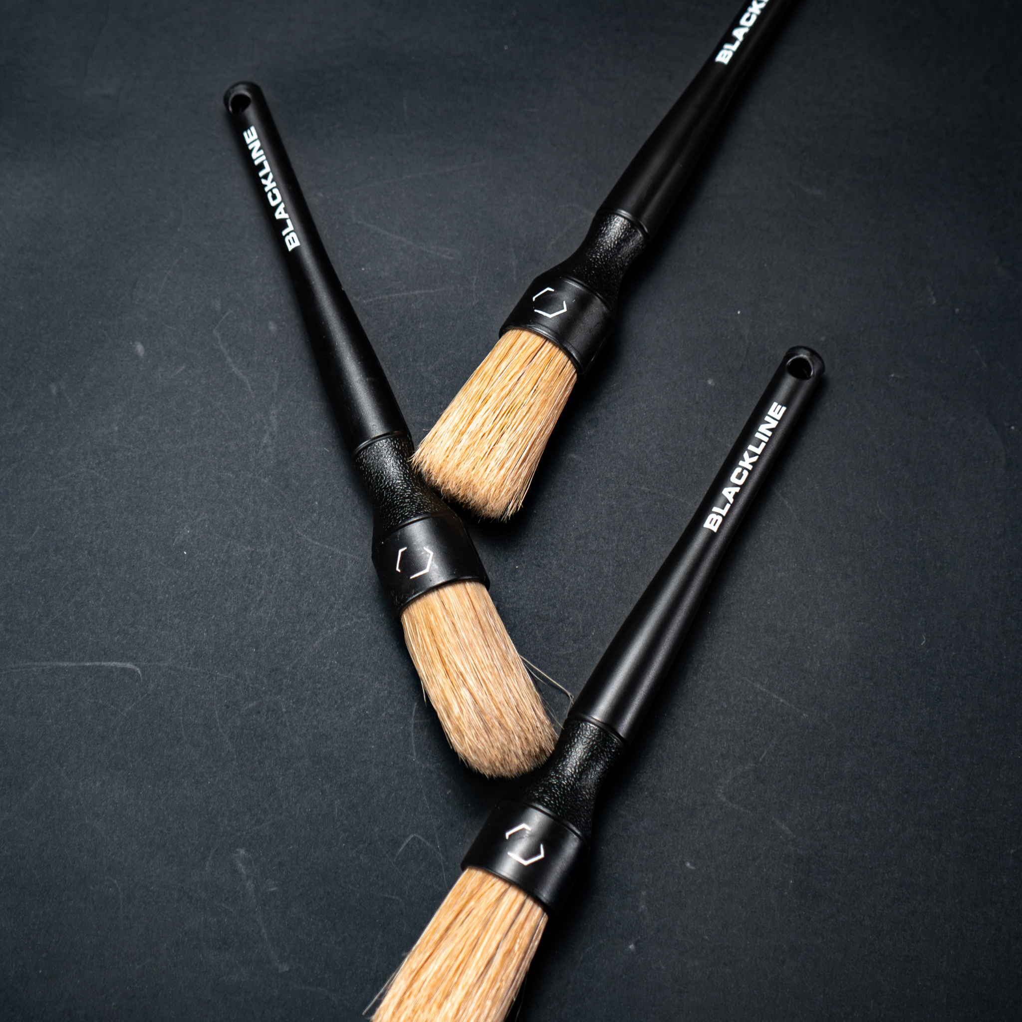 BLACKLINE® BOAR'S HAIR BRUSH SET