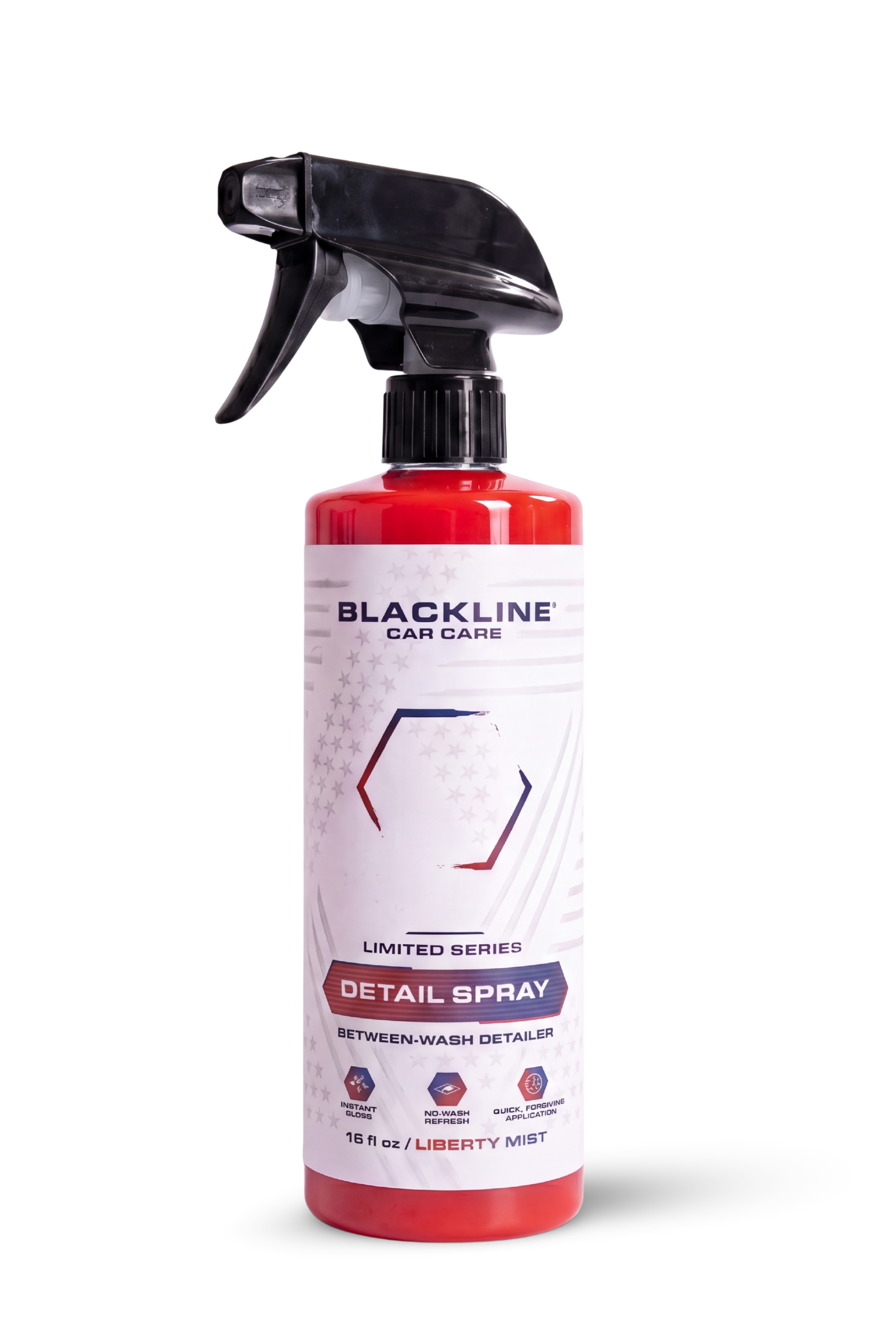 Blackline Limited Edition Liberty Mist Detail Spray 16oz bottle with special-edition label.