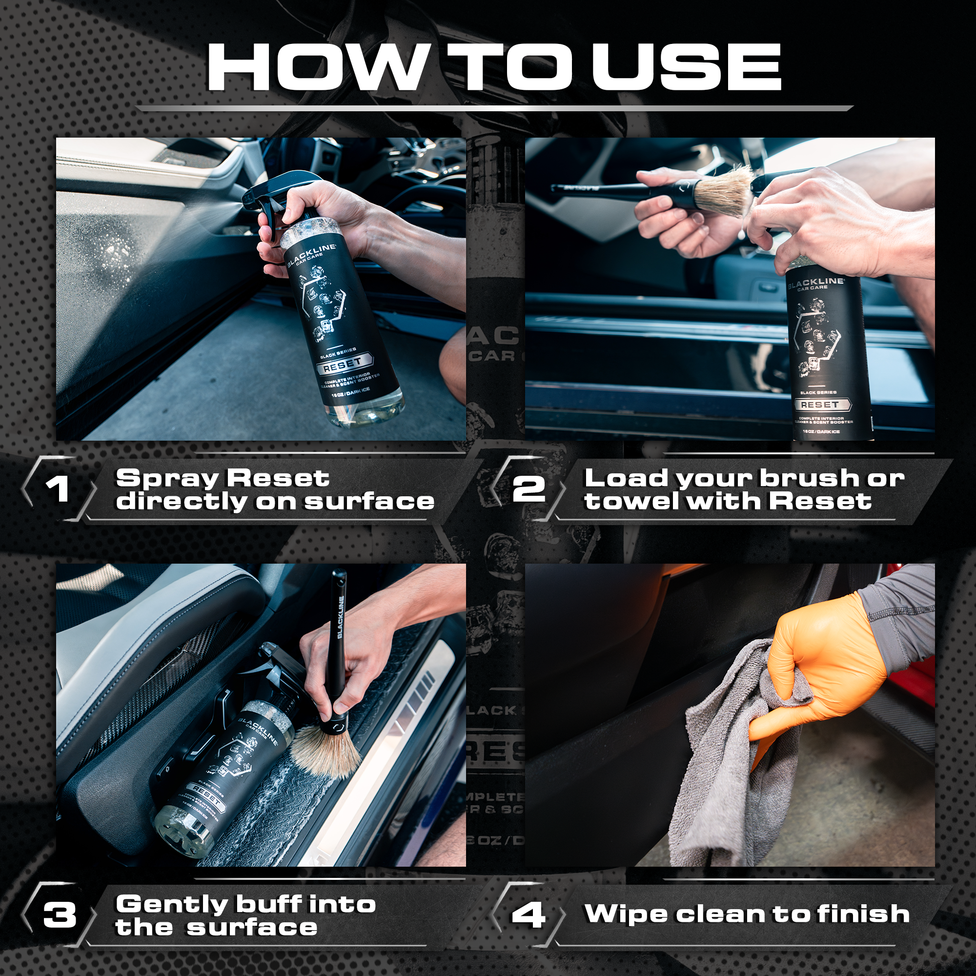 BLACKLINE® RESET INTERIOR CLEANER & SCENT BOOSTER