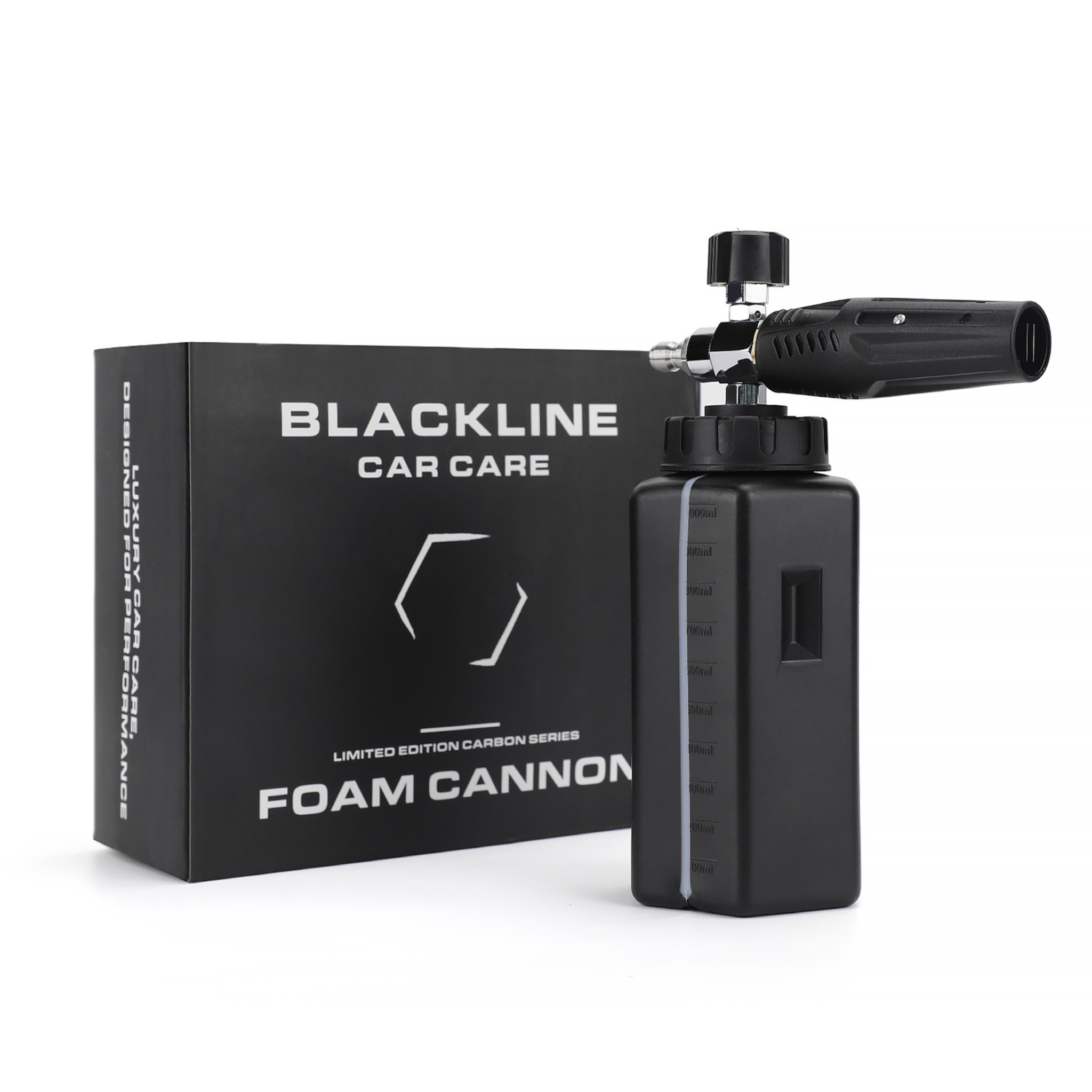 Black Foam Cannon W/ side Fill CUP/Side opening DSG-21L - Gloss Empire Auto  Detail Supply