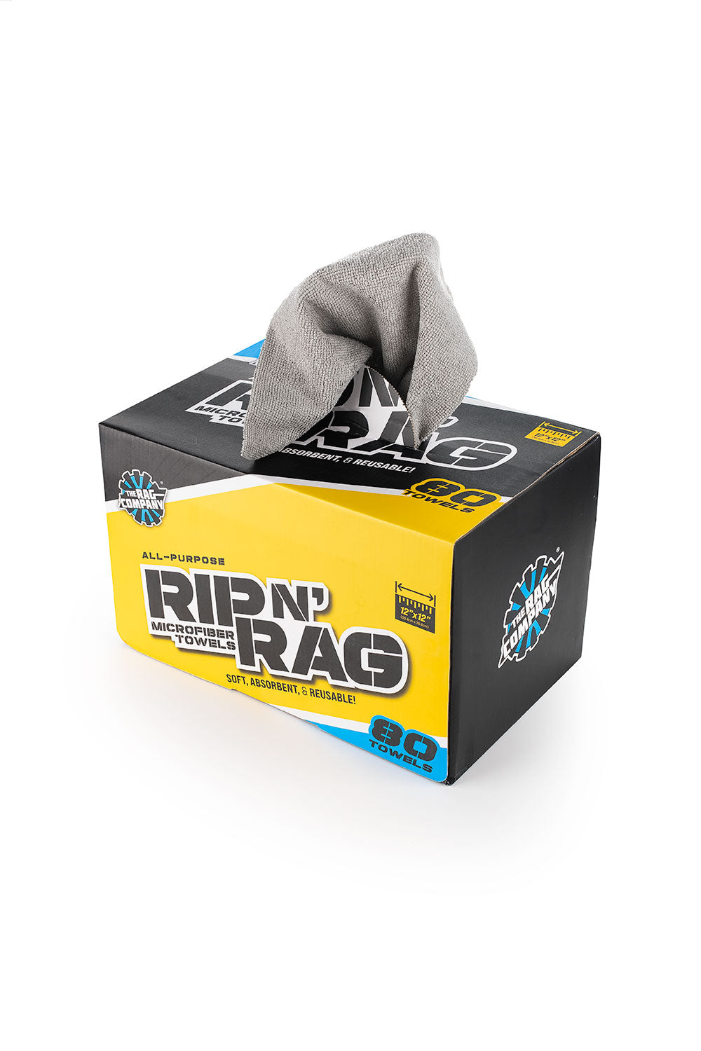 Rip N' Rag - Multipurpose Microfiber Towels - 80 Count