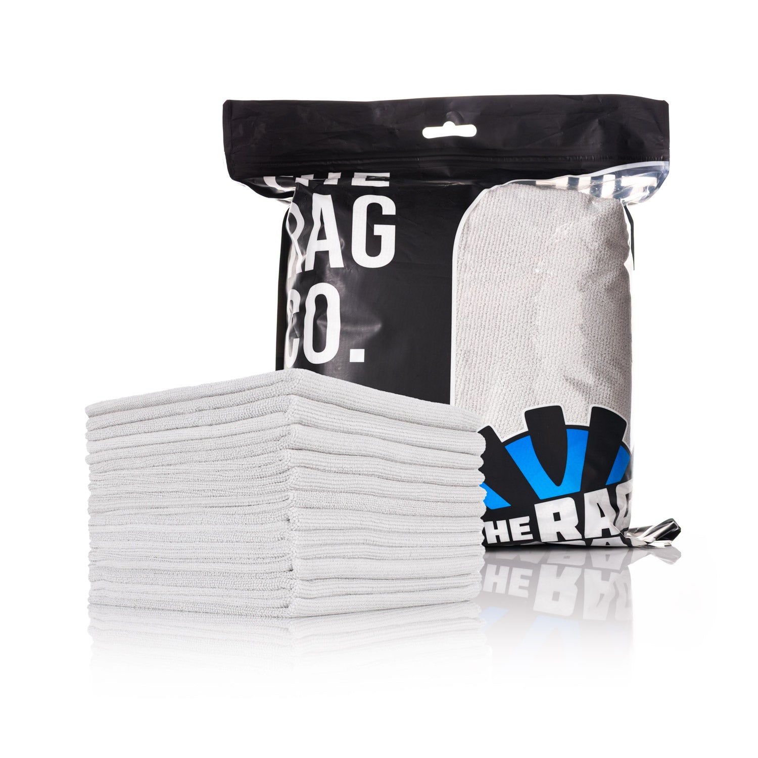 The Pearl - Edgeless Microfiber - 16in x 16in - Ice Grey (12 Pack)