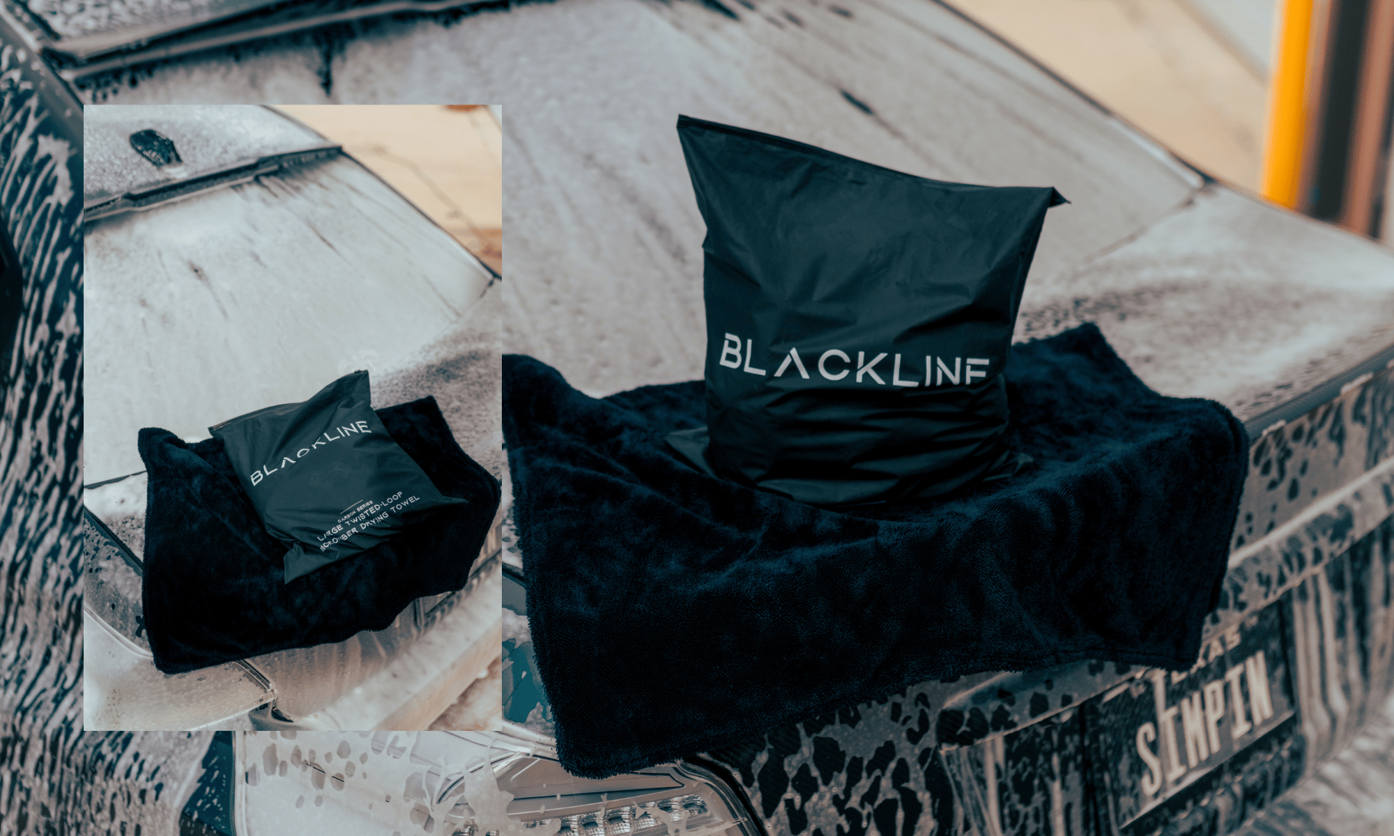 The @Blackline Car Care drying towel really works! Use my code: COLE10