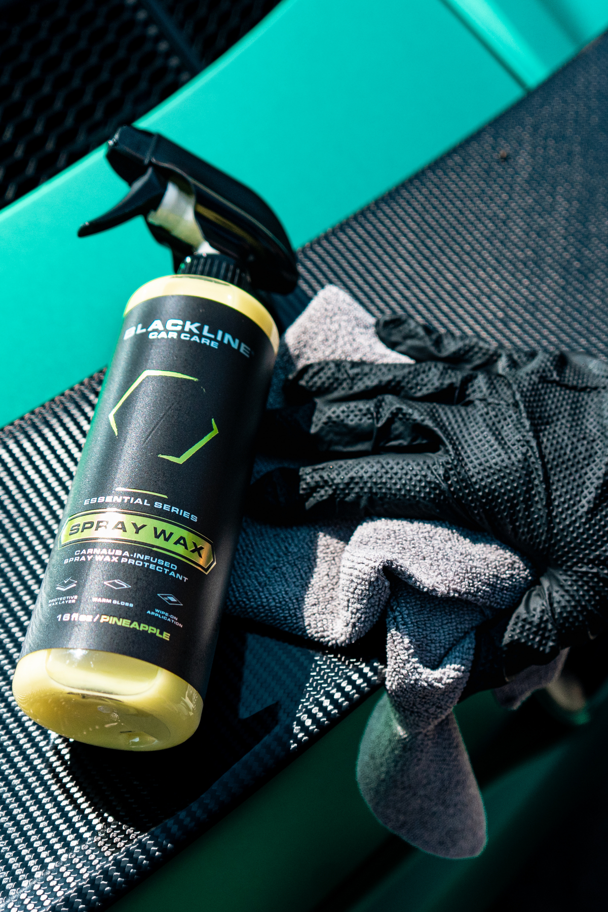 Blackline Complete Wash Kit packaging and product contents together on dark surface