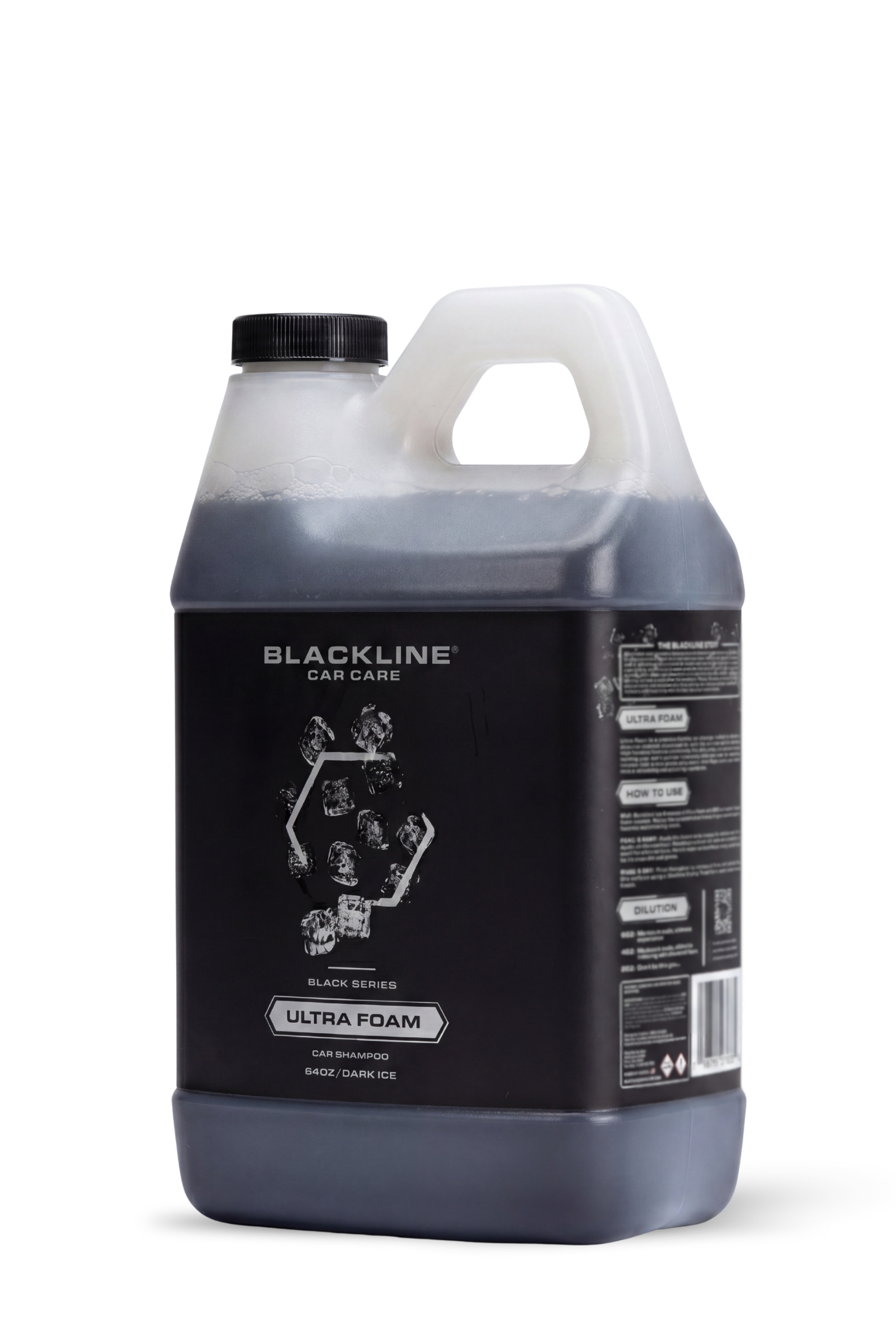 Blackline Ultra Foam Dark Ice 64oz refill jug, standalone product shot.