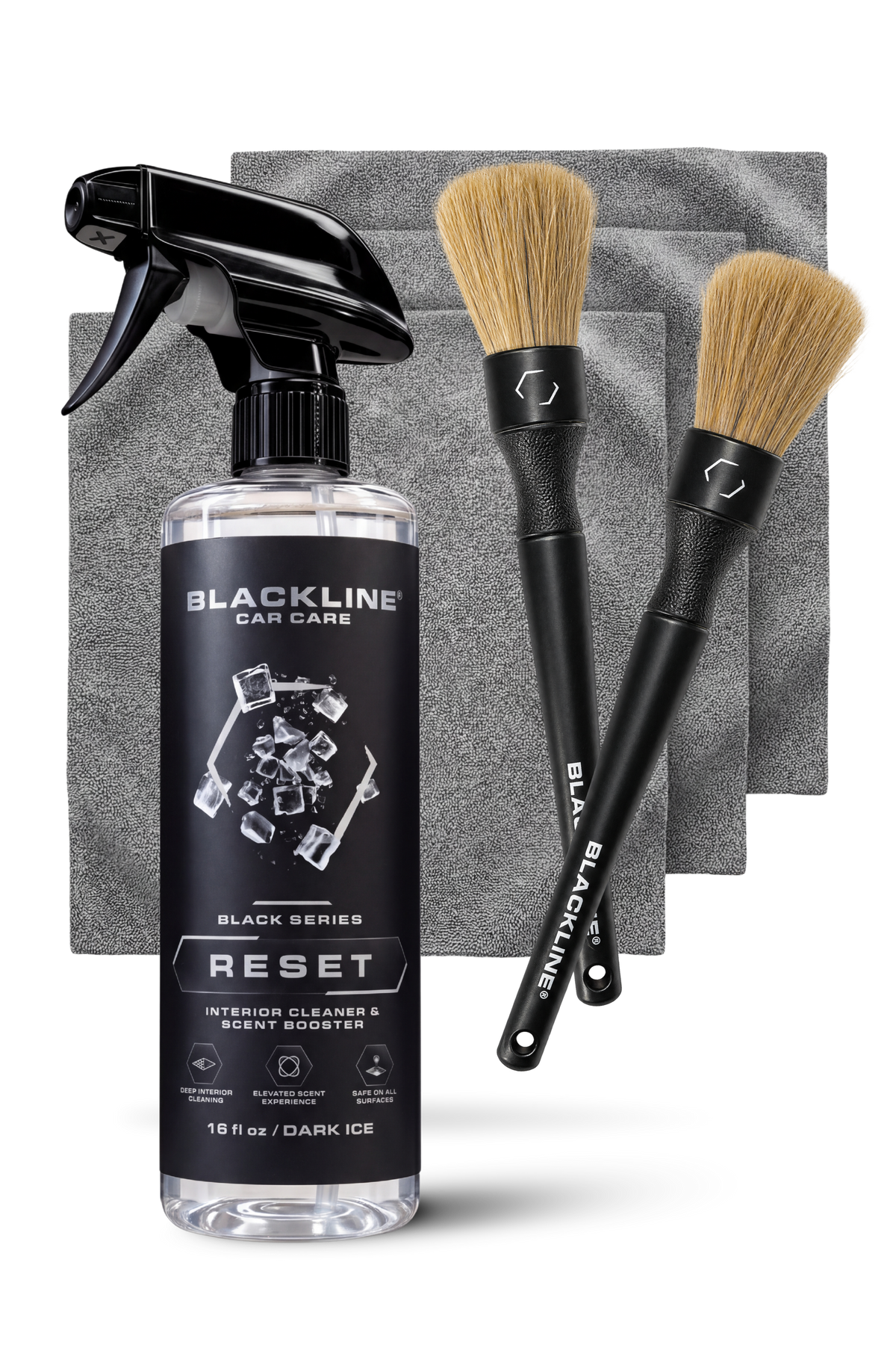 Blackline Black Series Dark Ice Reset complete detailing system, bundled products