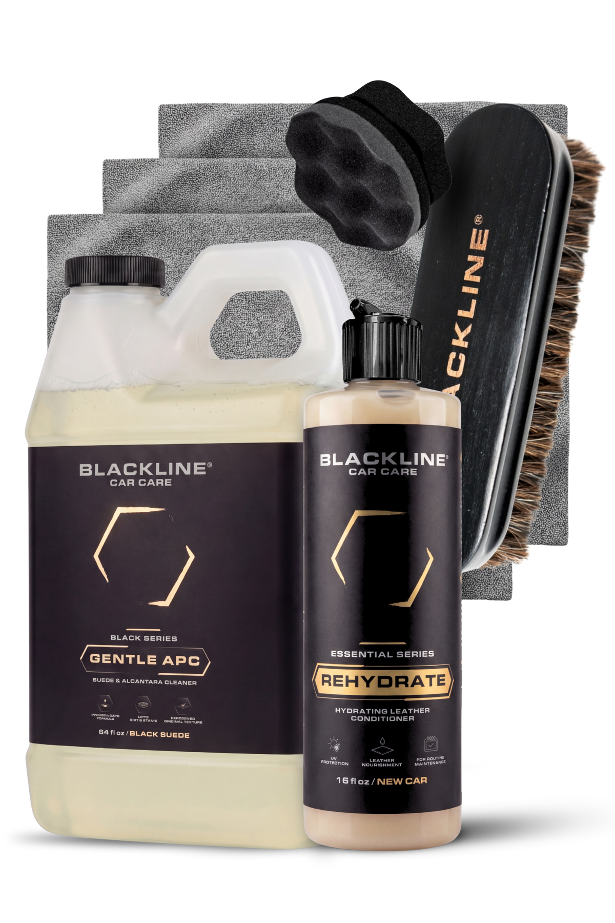 Blackline Gentle APC 64oz Black Series full experience bundle with accessories.