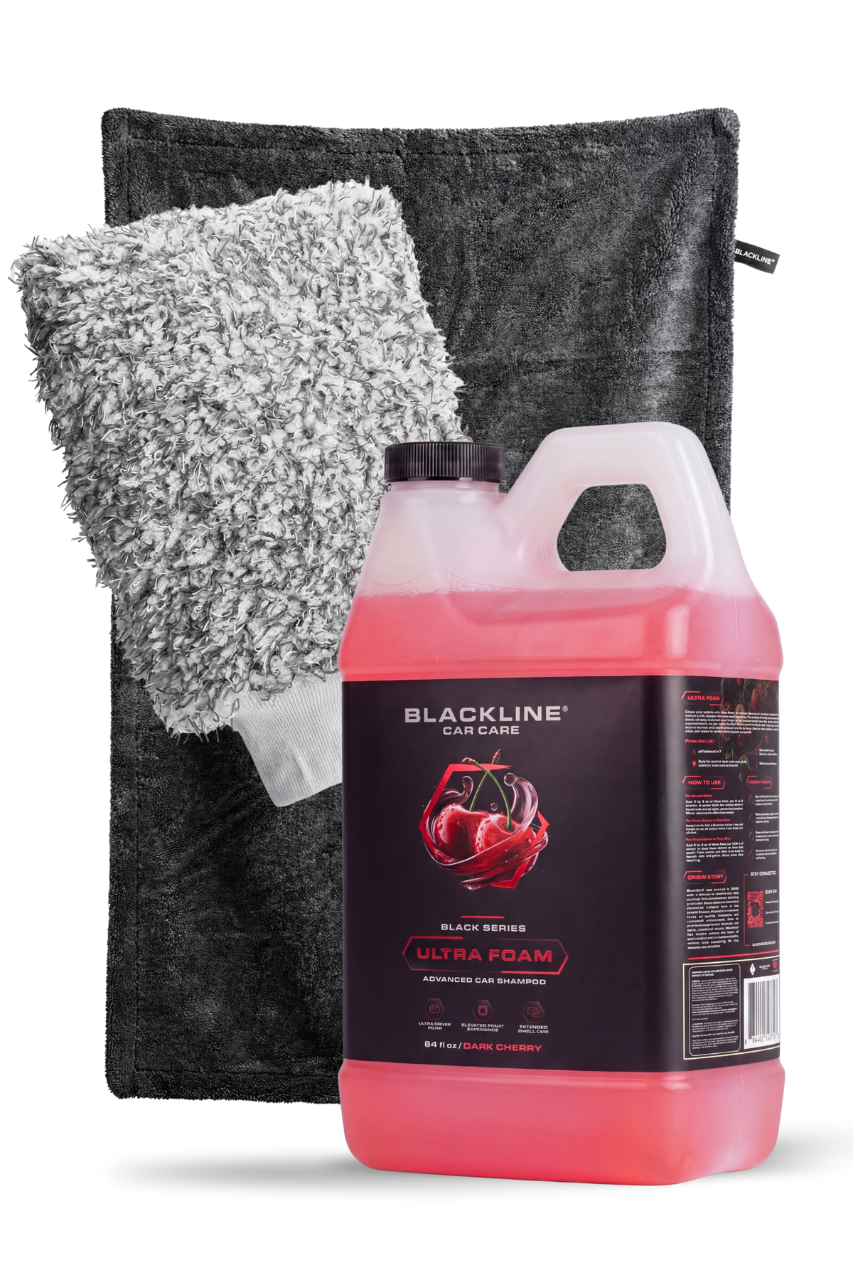 Blackline Ultra Foam Dark Cherry 64 oz Complete System with bottle and foam cannon