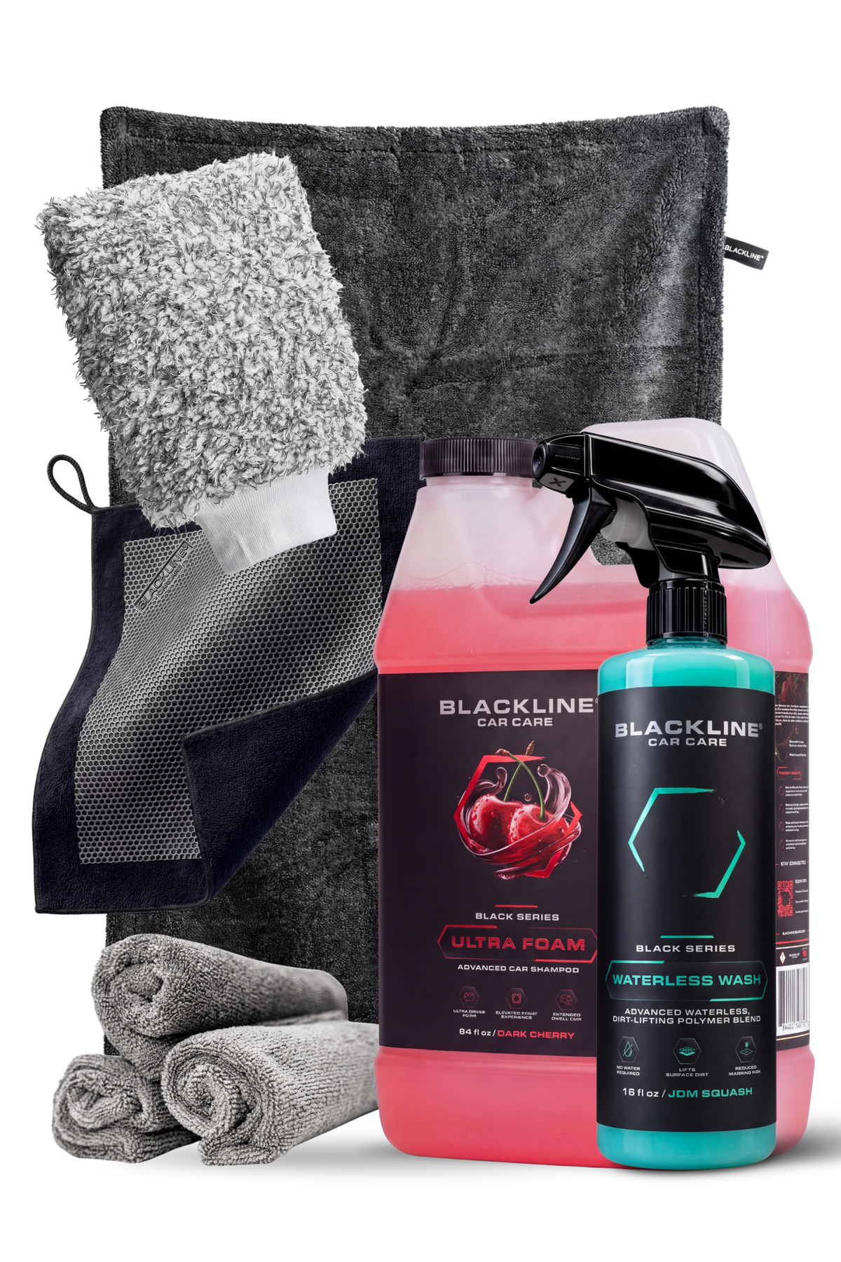 Blackline Ultra Foam Dark Cherry 64 oz Full Experience kit with foam cannon and accessories