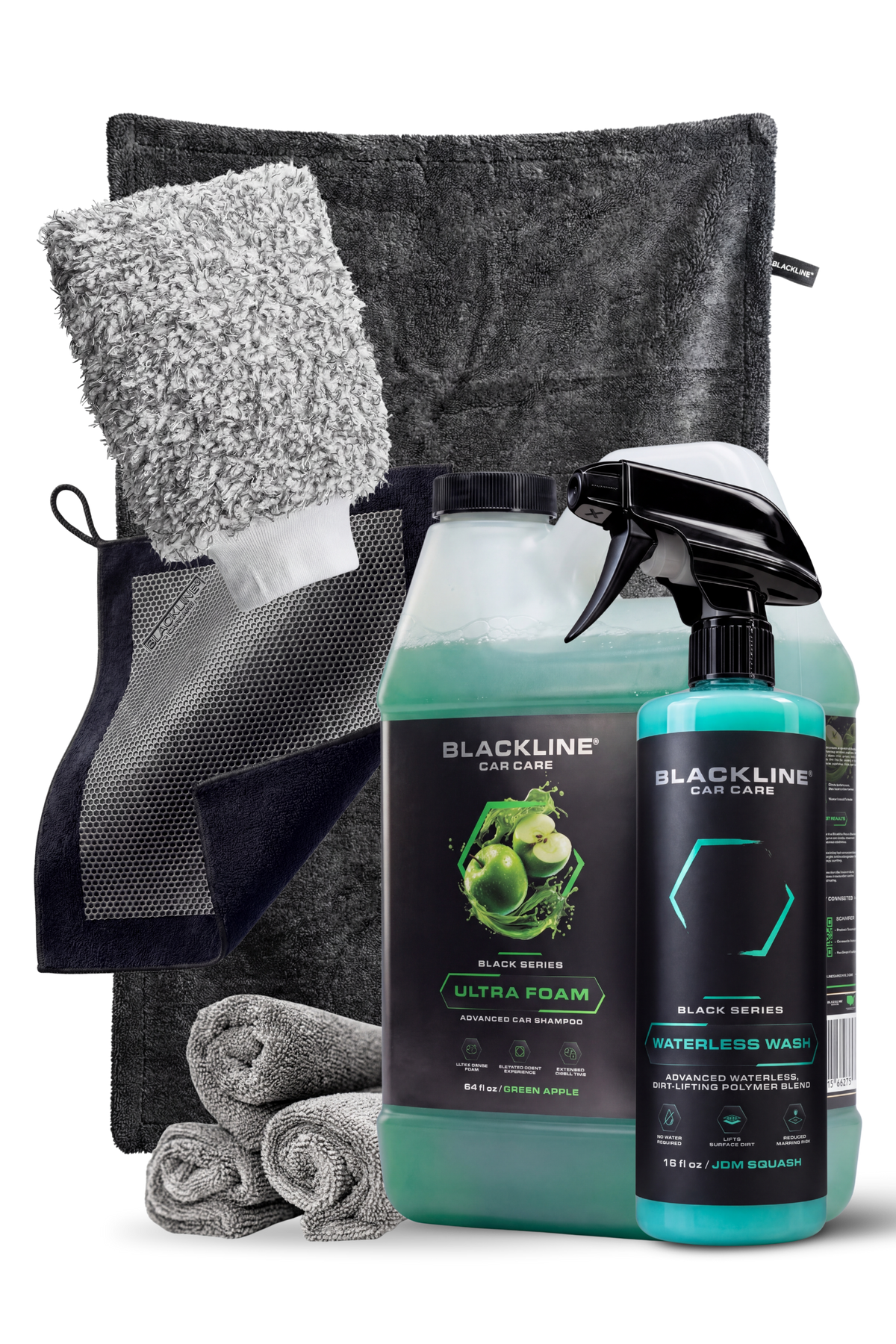 Blackline Ultra Foam Green Apple 64 oz Full Experience kit with foam cannon and accessories