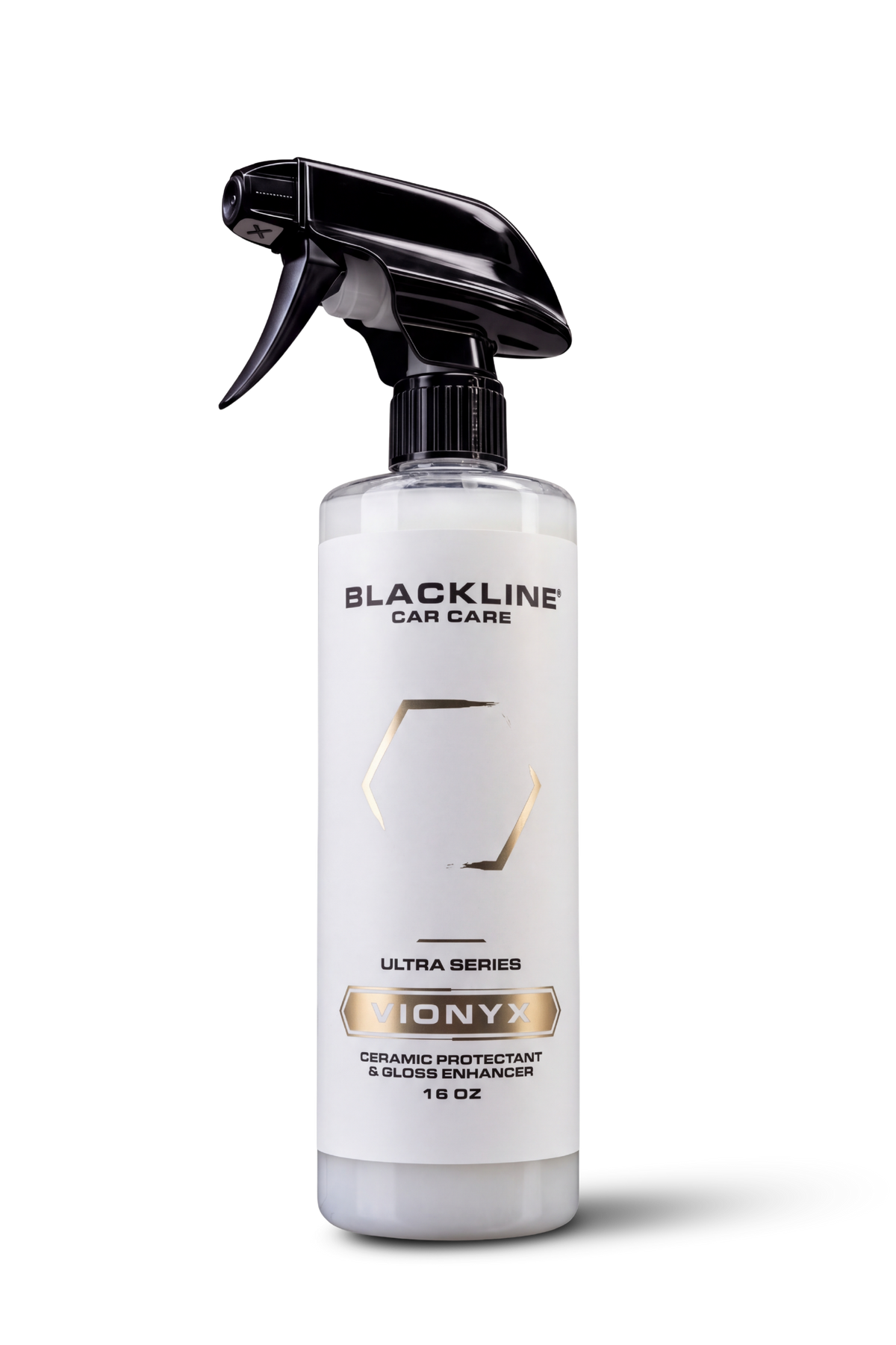 Blackline Vionyx Ultra Ceramic Spray Protectant black bottle, Ultra Series