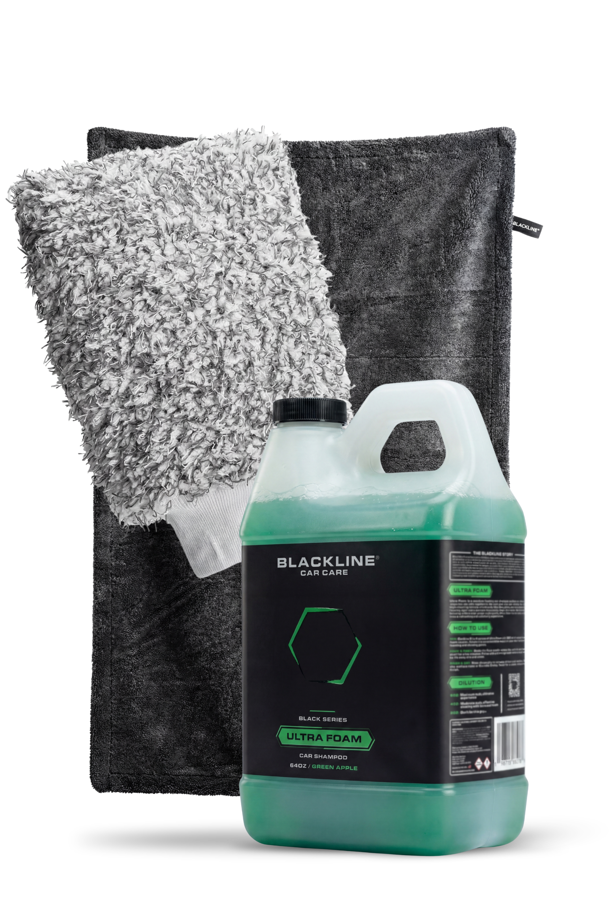 Blackline Car Care Carbon Drying Towel 2-Pack Bundle, alternate angle view