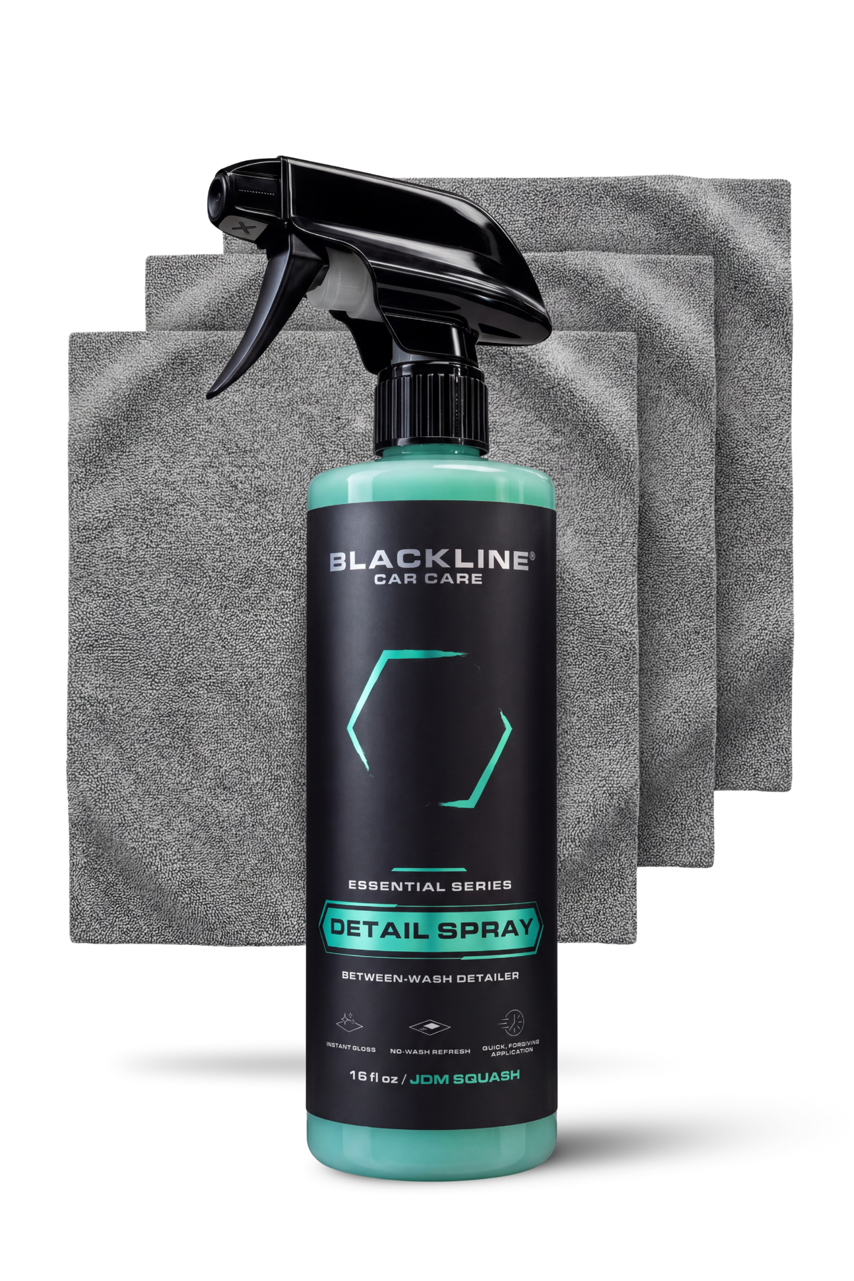 Blackline Detail Spray 16oz bottle, Essential Series for quick shine and protection