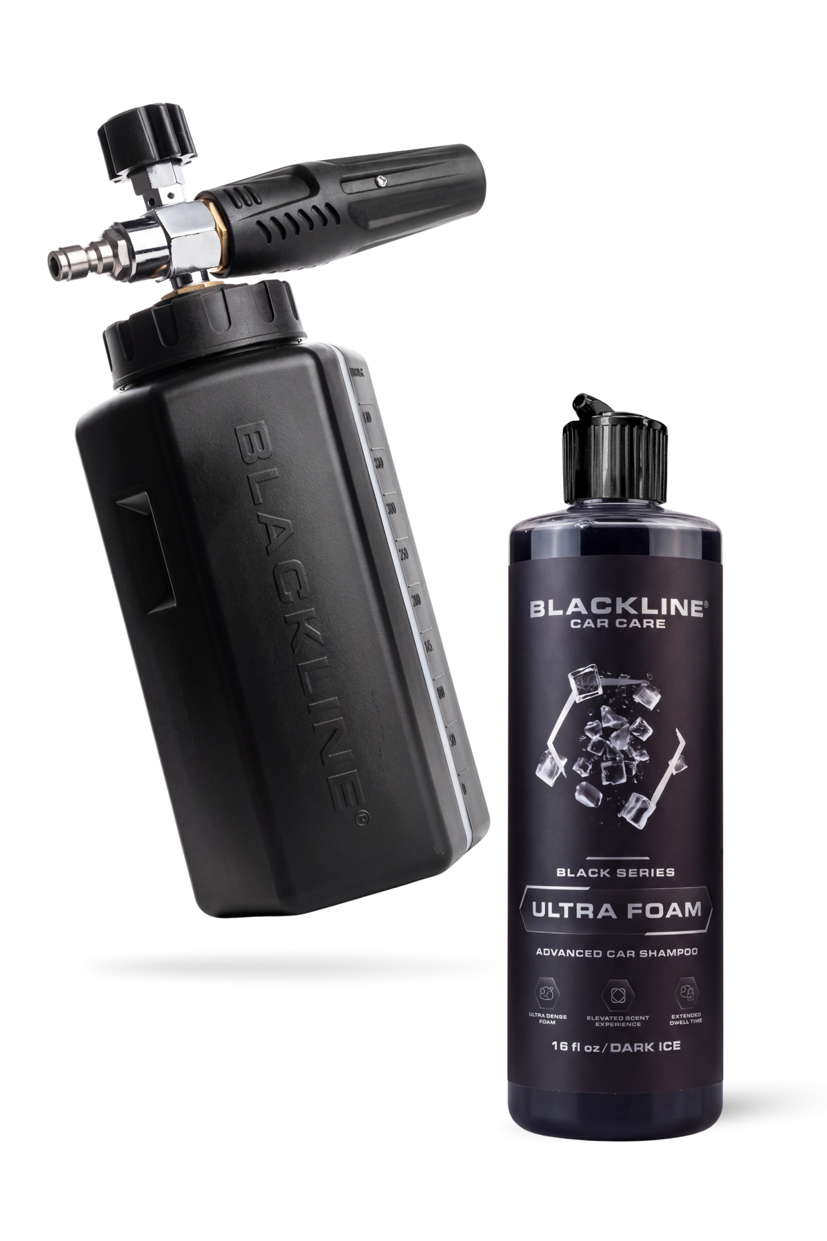Blackline Foam Cannon Bundle with Dark Ice Ultra Foam 16oz and foam cannon