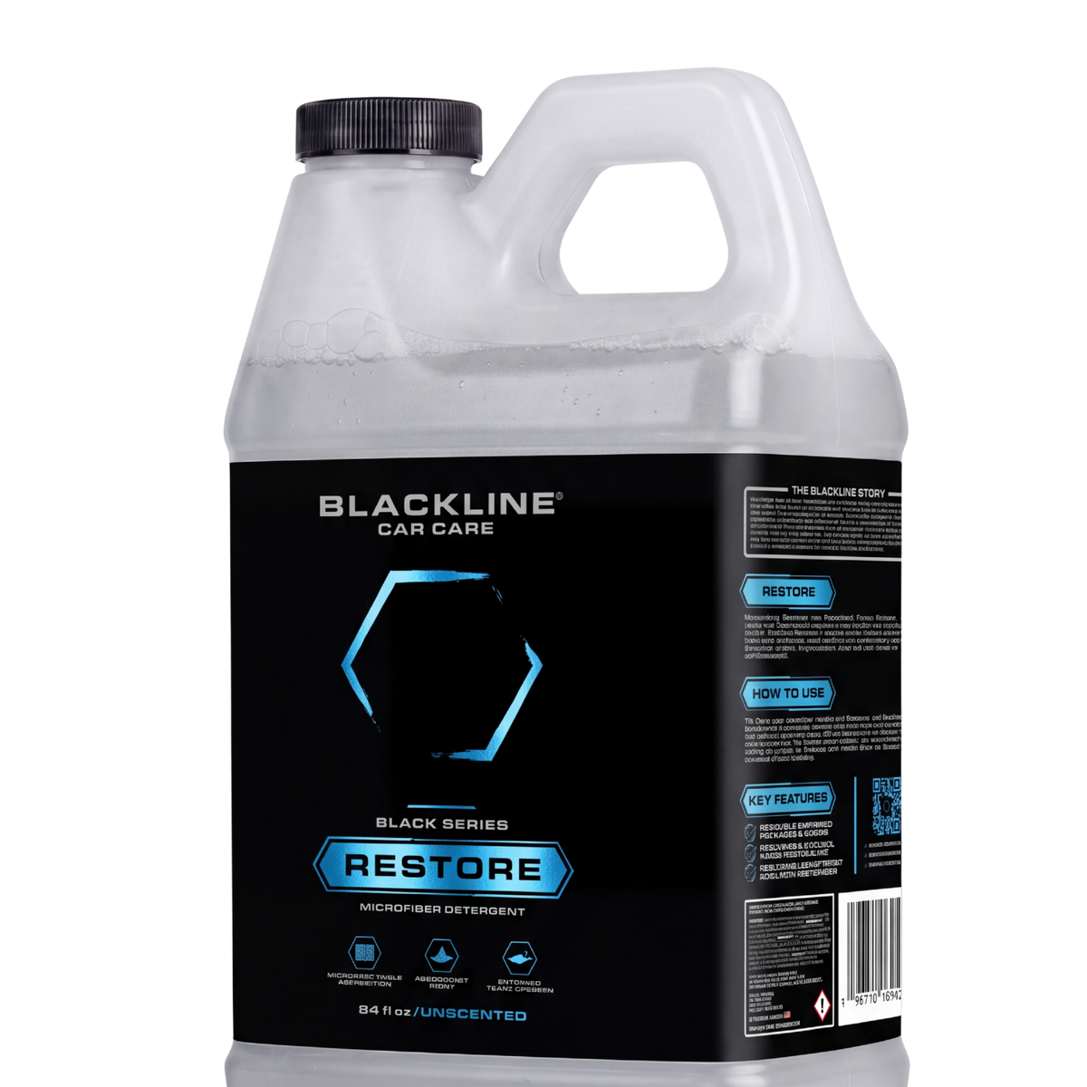 BLACKLINE® RESTORE MICROFIBER DETERGENT 64OZ