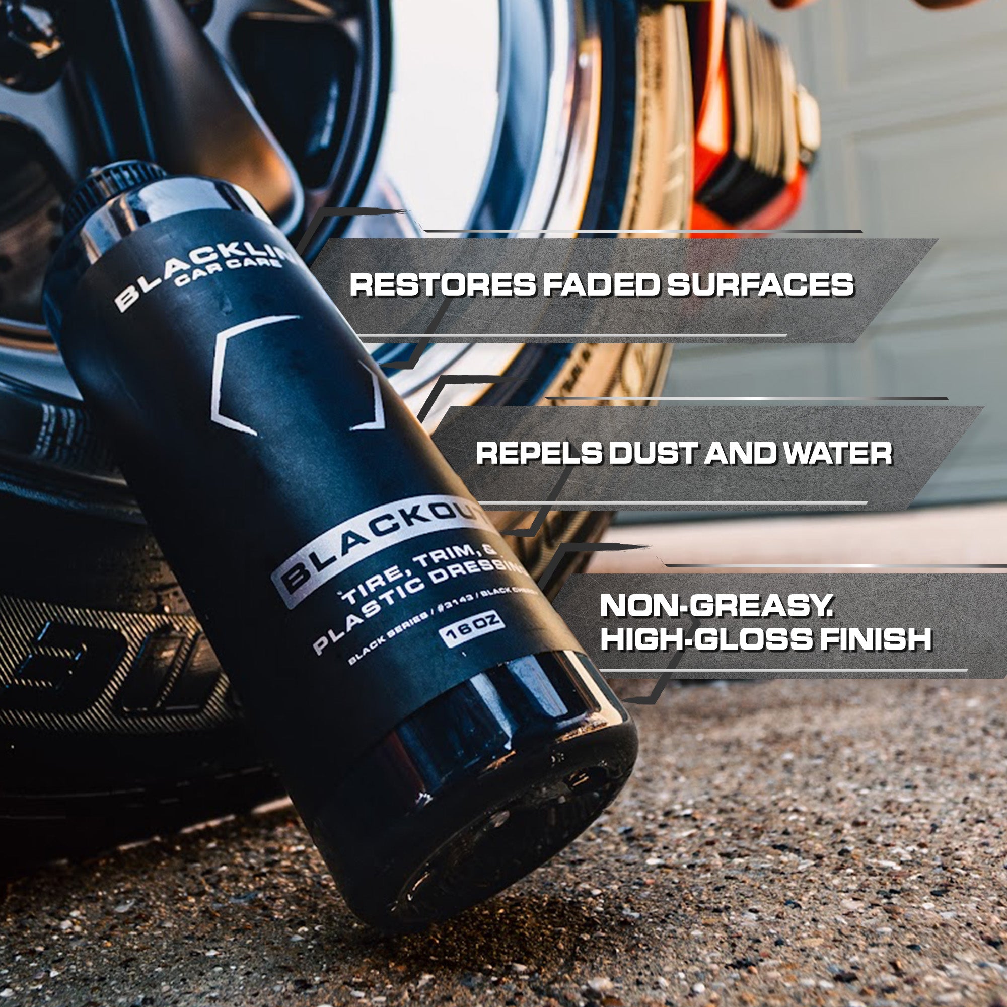 BLACKLINE® BLACKOUT TRIM & TIRE DRESSING