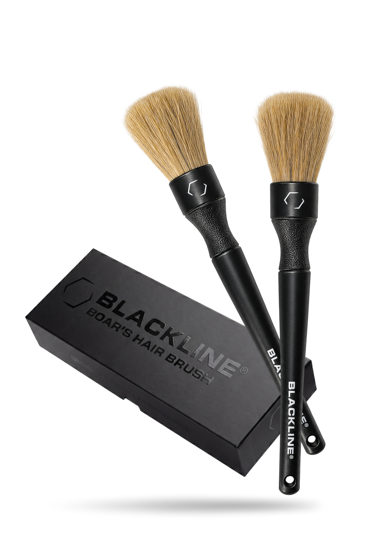 Blackline Boar's Hair Detailing Brush Set with natural soft bristles for gentle cleaning