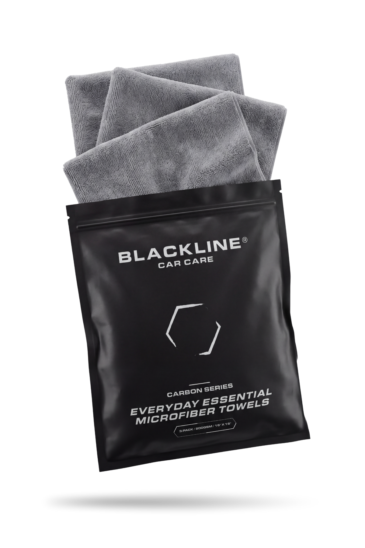 Blackline Everyday Microfiber Towels product rendering on white background