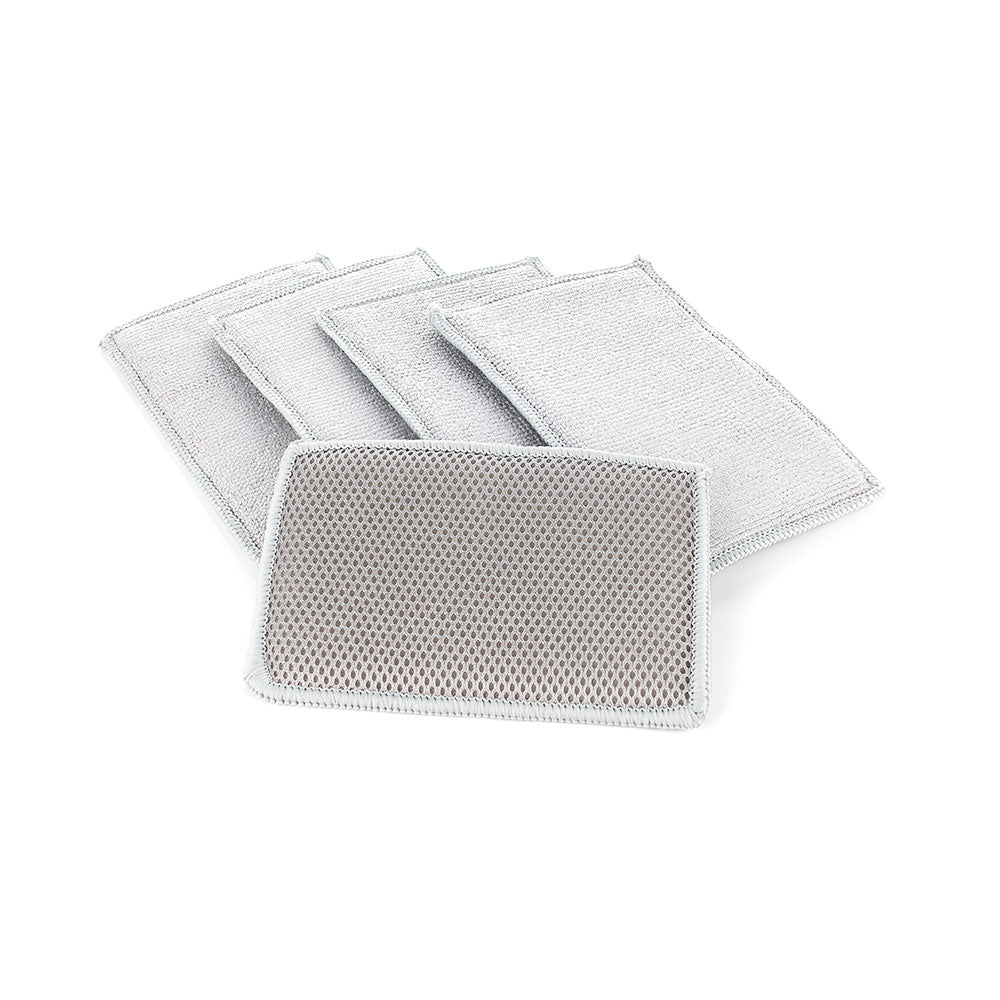 Bug Scrubber (Pearl Weave) - 4in x 6in - Ice Grey (5 Pack)